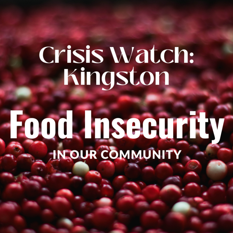 Food Insecurity: Moving Forward