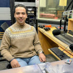 Ahmad Nagib in the studio